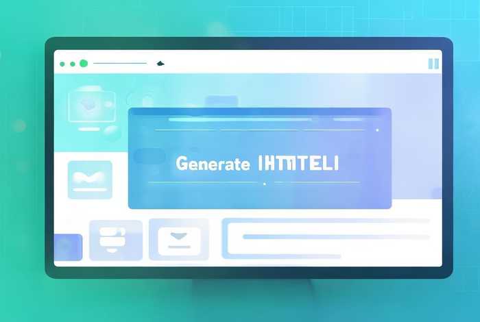 html在线生成器免费网站、html生成器官网
