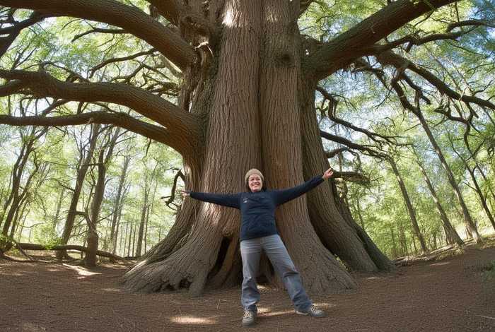 合影的照片,与大树合影的照片 合影的照片,与大树合影的照片