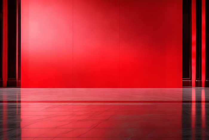 红色ppt封面图片简约大气、红色ppt背景图片 大气