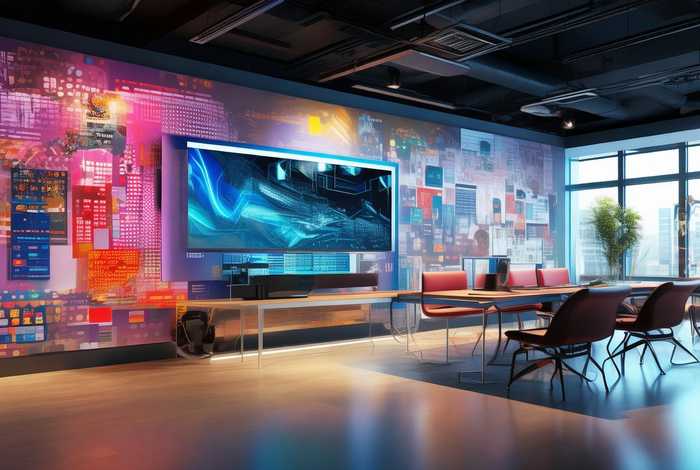 互联网公司文化墙效果图、互联网公司文化墙设计效果图