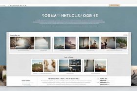 html静态页面模板照片展示 htmlcss静态页面
