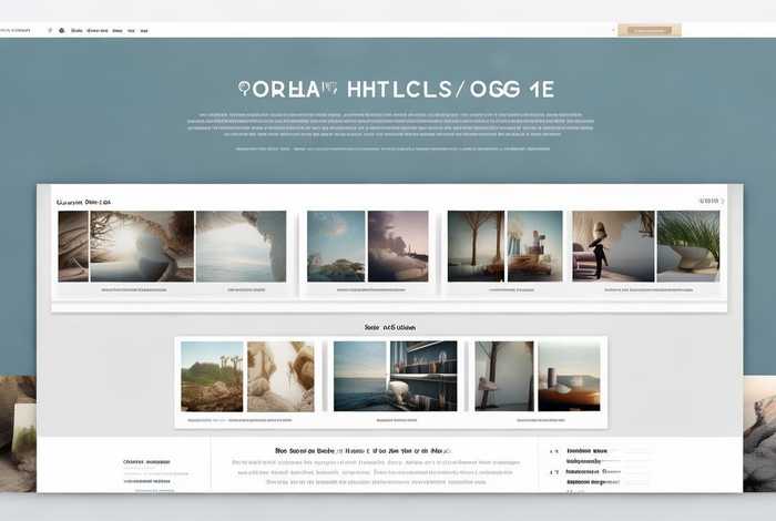 html静态页面模板照片展示 htmlcss静态页面