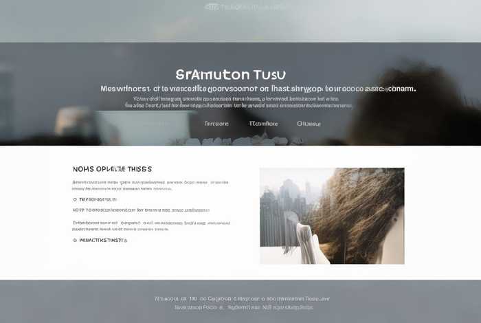 毕业论文网页设计模板，毕业论文网页设计模板下载