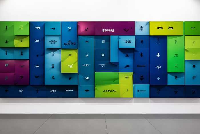 logo墙设计图片；logo墙面设计图片