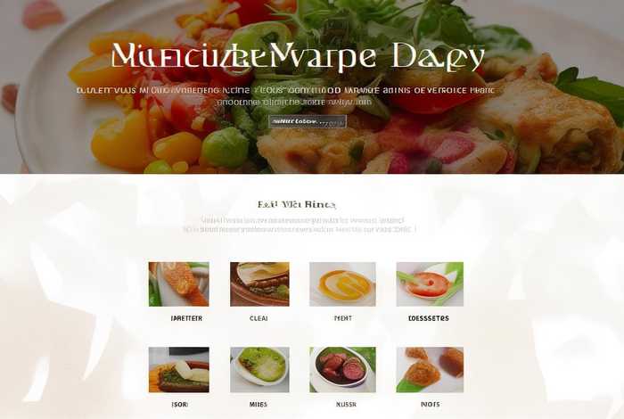 菜谱网页设计,菜谱网页设计模板 菜谱网页设计,菜谱网页设计模板