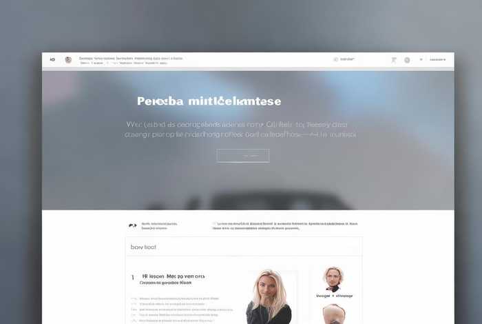 个人网站模板图片 - 个人网站设计模板图片