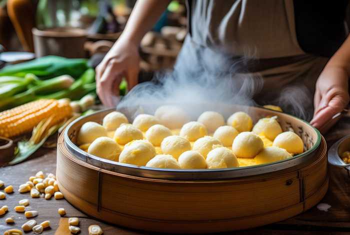 发糕的做法视频 - 包谷面发糕的做法视频