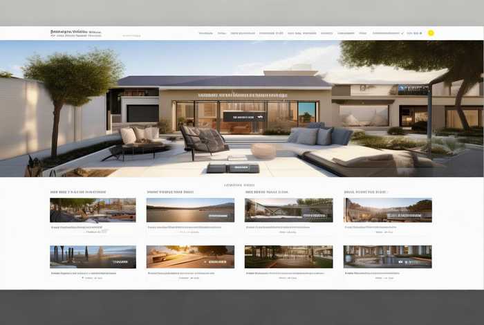 房地产网站设计 房地产网站设计图