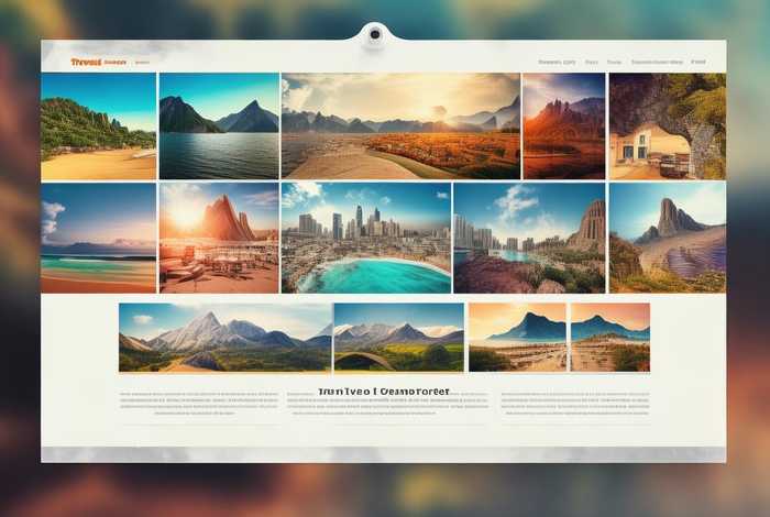 关于旅游的网页设计模板，关于旅游的网页设计模板图片