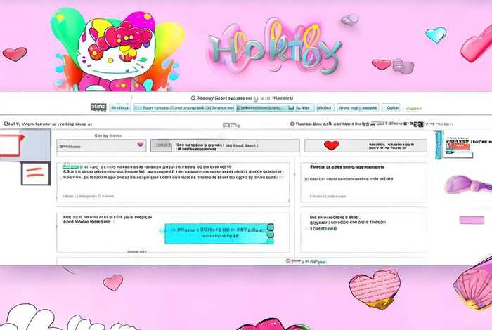 html网页设计代码作业介绍HelloKitty、html网页设计代码作业介绍hellokitty