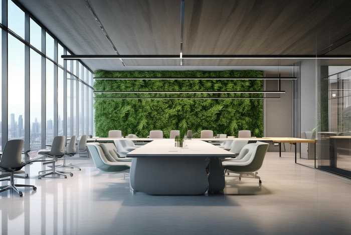 办公室装修设计创意图现代风格（办公室装修设计创意图现代风格图片）