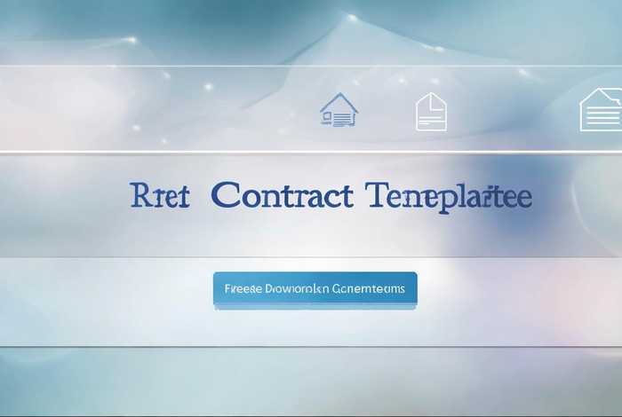 合同范本免费下载（租房合同范本免费下载）