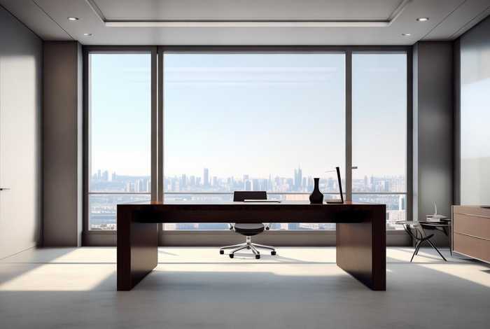 办公室装修效果图简约大气 老板办公室装修效果图简约大气