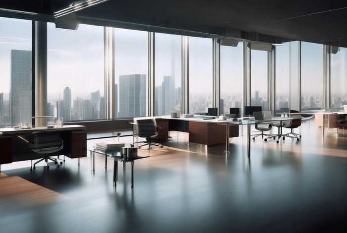 办公室设计装修风格现代轻奢简约（办公室简约现代风格装修效果图）