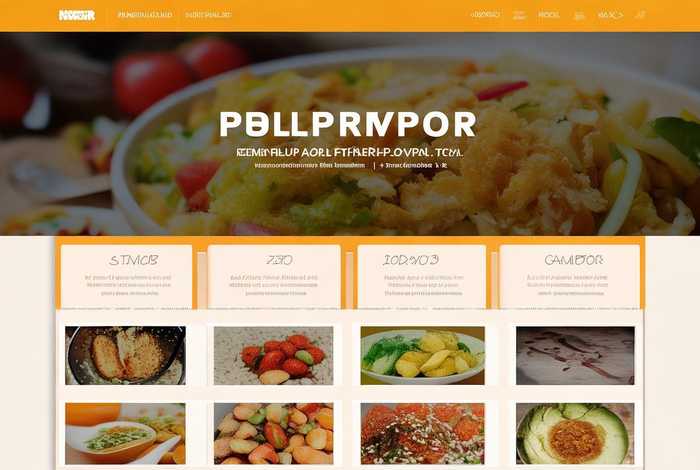 美食网站布局模板 美食网站布局模板图