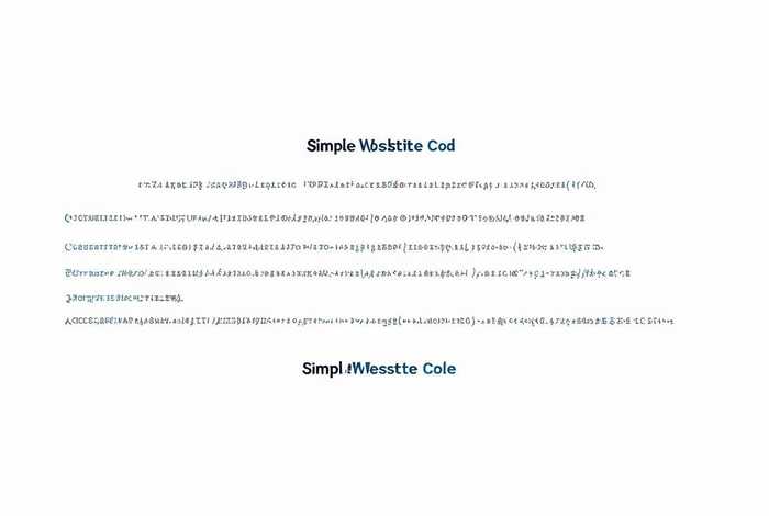 简单网站代码，简单网站代码大全