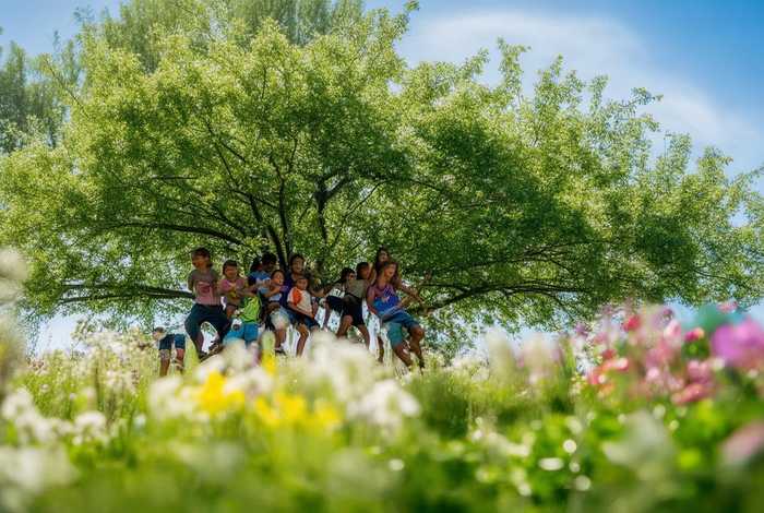 青春树摄影，青春树儿童摄影