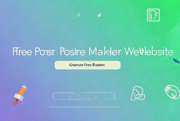 免费海报一键生成器网站 - 免费海报一键生成器网站下载