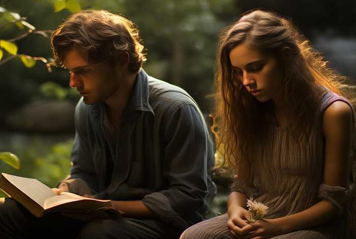 男人和女人一起对愁愁的说话好吗，男人和女人一起对愁愁的说话好吗视频