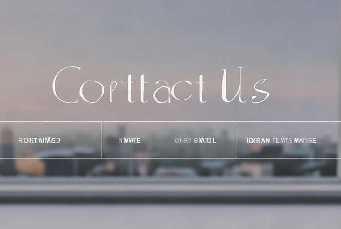 联系我们网页模板html简单 - 网站联系我们的模板