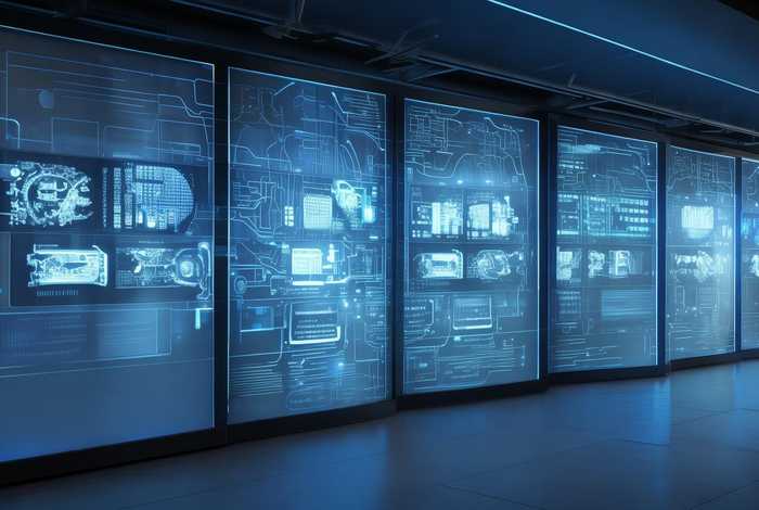 科技公司形象墙、科技感公司形象墙