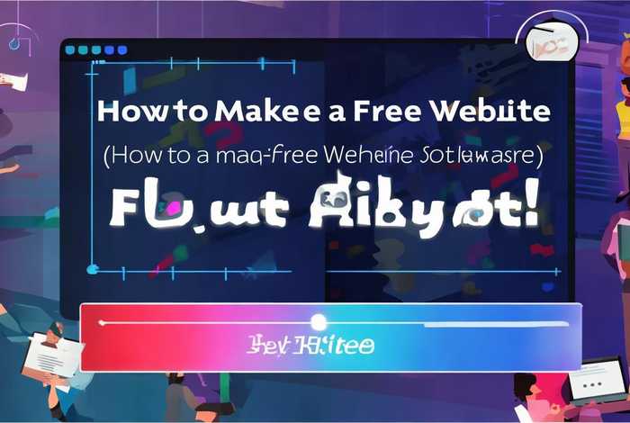 如何制作一个免费网站（如何制作一个免费网站软件）
