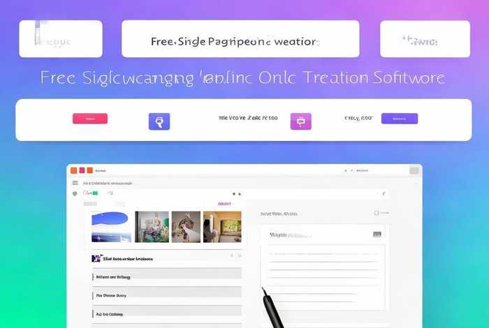 免费单页在线制作，免费单页在线制作软件