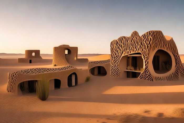 沙漠风格建筑，沙漠风格建筑风格图片大全