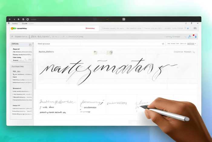 免费设计自己的签名手写、免费设计自己的签名手写软件