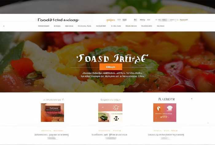 美食网站设计图；美食网站设计图怎么做