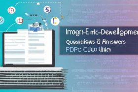 前端开发面试题及答案pdf文档；前端开发面试题及答案pdf文档怎么做