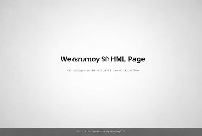 简单html网页范例（用html做个简单的网页）