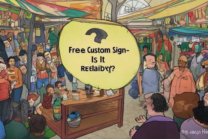 免费的定制v靠谱吗，免费定制签名是真的吗