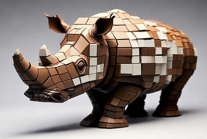 魔方建模犀牛（魔方建模犀牛怎么拼）