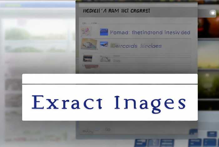 如何提取网页中的图片，如何提取一个网页中的图片