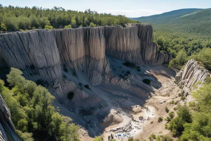 企业查询企查查鹰嘴崖心重晶石矿；鹰嘴崖在哪里