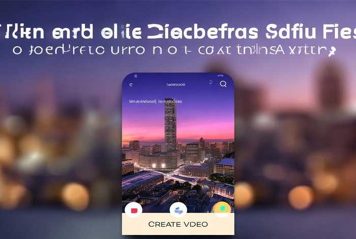 免费app生成视频，手机app视频制作免费