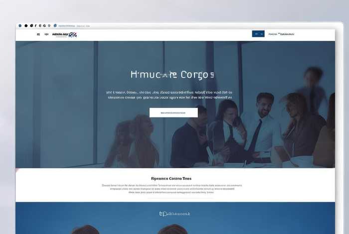 企业网站主页模板 - 企业网站主页模板图片