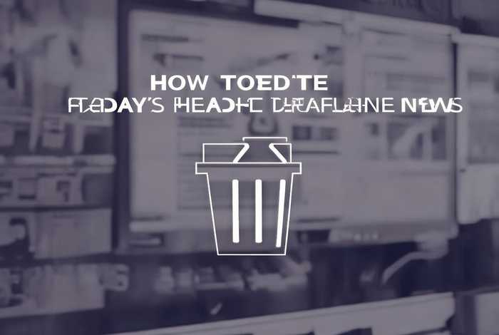 今日头条新闻内容 今日头条新闻内容怎么删除