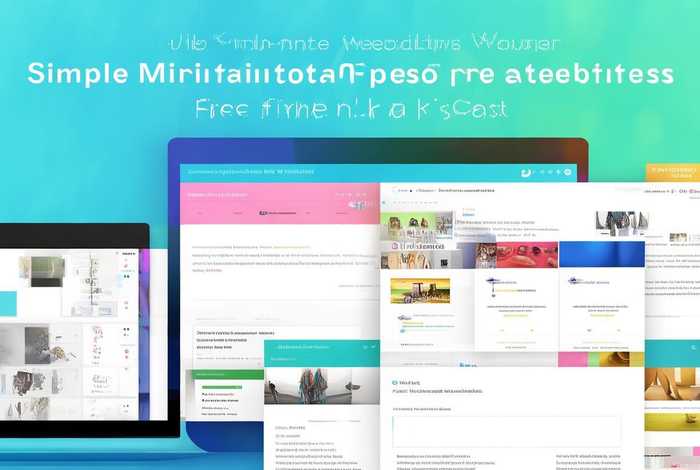 免费做的简易网站；免费做的简易网站有哪些