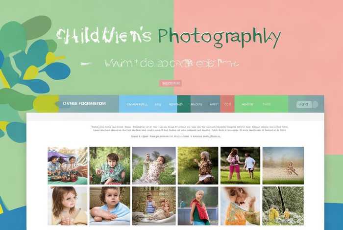 青春树儿童摄影网html - 青春树儿童摄影网页制作html
