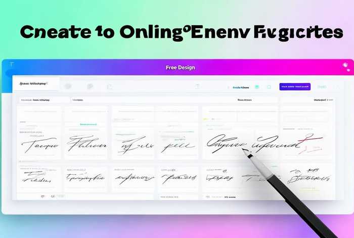 免费设计自己的签名免费，免费设计自己的签名 在线