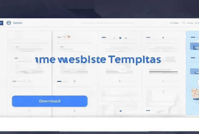 简单网站模板免费下载；简单网站模板免费下载软件