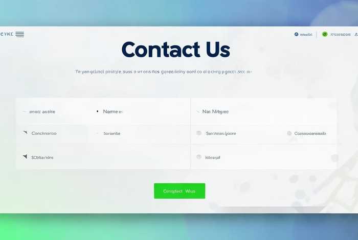 联系我们页面设计，网页设计联系我们页面