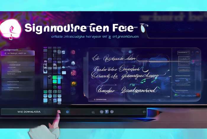 签名设计免费生成，签名设计免费生成器软件下载