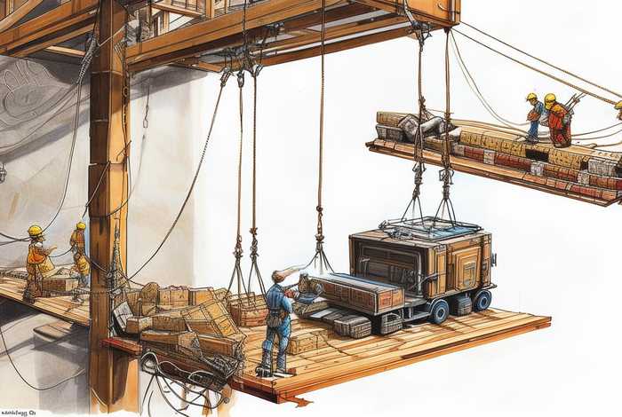 如何搭建平台从高处运材料到低处运物品（如何搭建平台从高处运材料到低处运物品的过程）