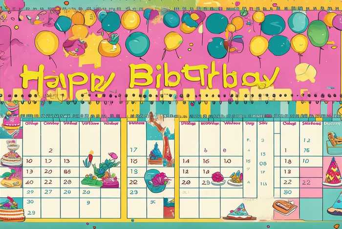 生日快乐模板制作 生日快乐模板制作日历