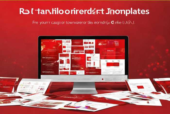 免费ppt模板下载红色主题（免费ppt模板下载红色主题图片）