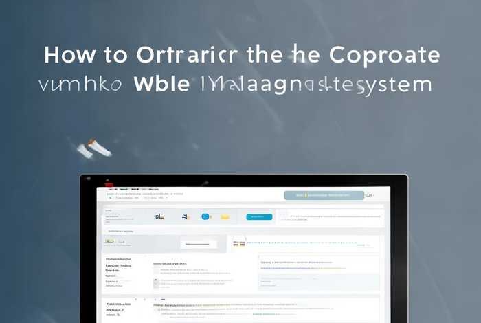 企业网站后台管理系统操作教程 - 企业网站管理系统怎么操作