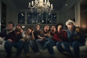 全家人正看电视天花板突然砸落；男子在家看电视天花板突然塌了